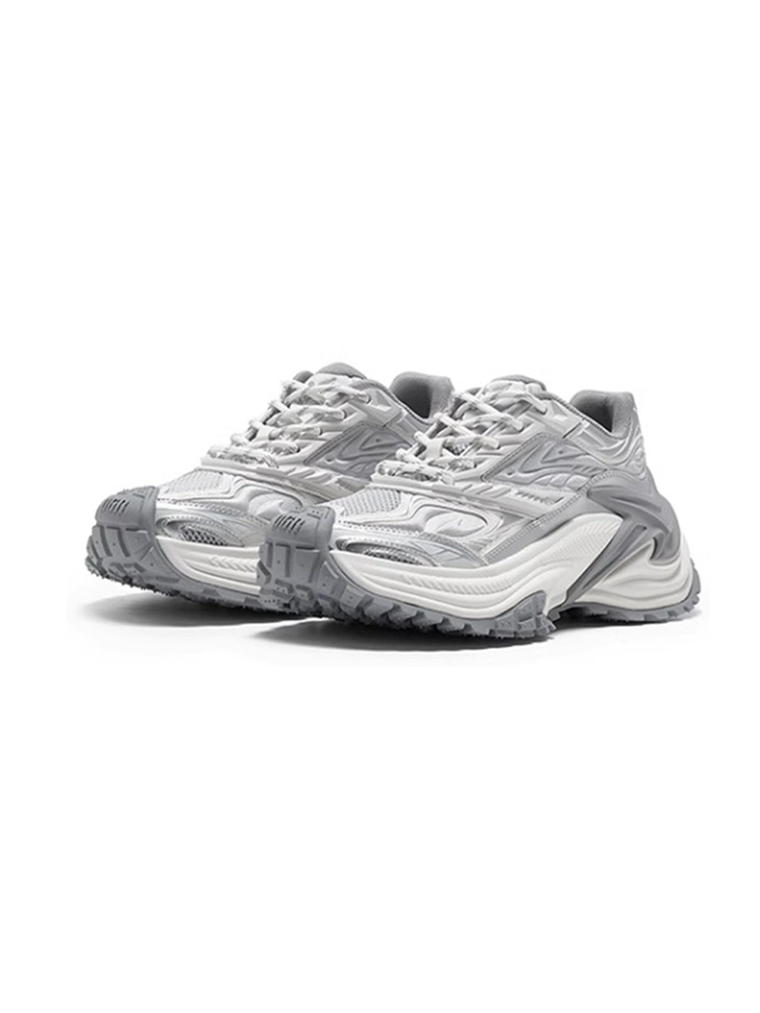OGR | “Rattlesnake EX” Chunky Sneaker-Silver - PSYLOS 1, OGR | “Rattlesnake EX” Chunky Sneaker-Silver, Chunky Sneakers, OGR, PSYLOS 1